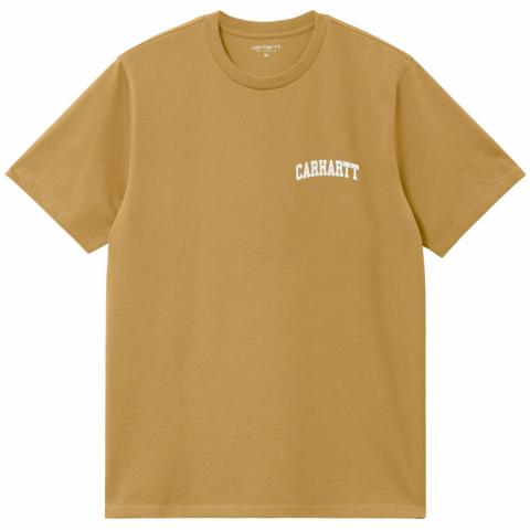 Carhartt WIP University Script T Shirt in Bourbon White