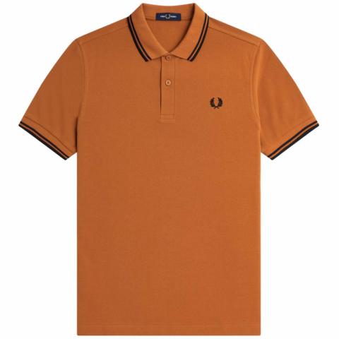 Fred perry 2025 orange shirt