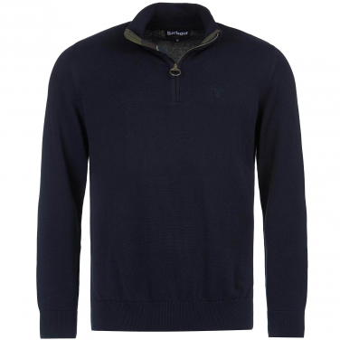 Cotton Half Zip Jumper