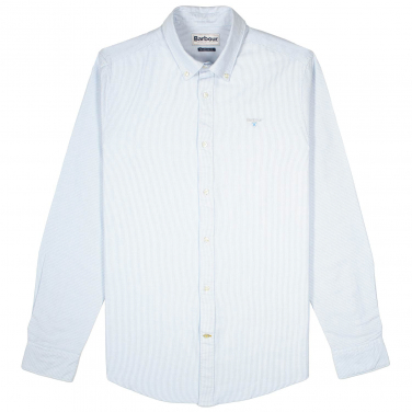 Long Sleeve Striped Oxford Shirt