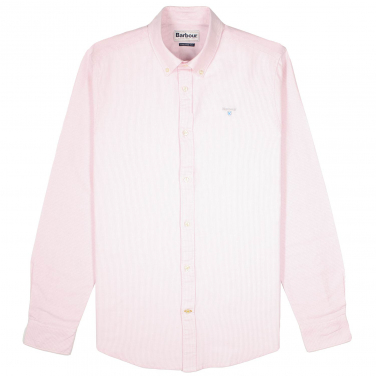 Long Sleeve Striped Oxford Shirt