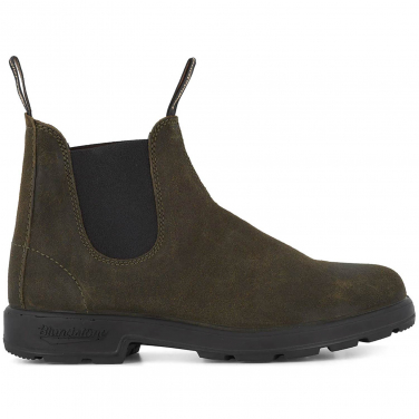 1615 Waxed Suede Chelsea Boots