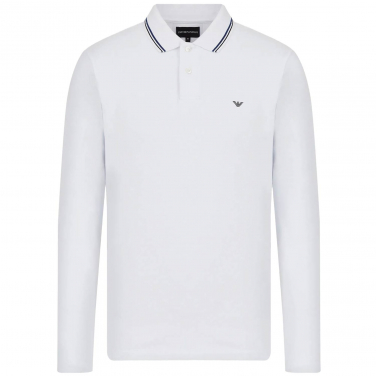 Long Sleeve Stretch Polo Shirt