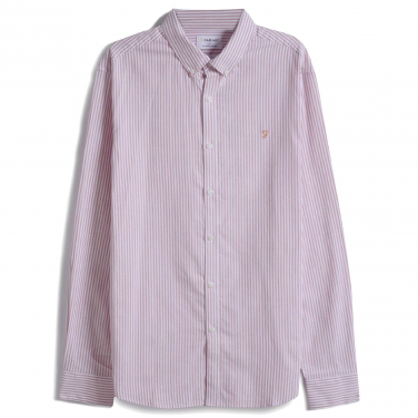 Brewer Slim Striped Oxford Shirt