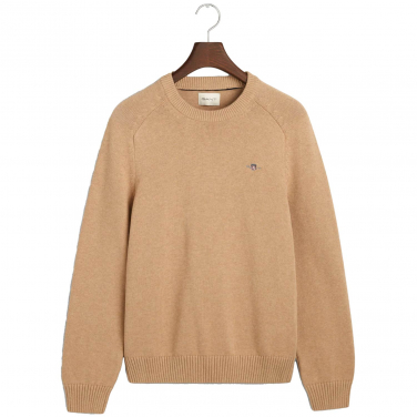 Casual Cotton Crew Neck Sweater