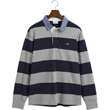 Chambray Striped Heavy Rugger