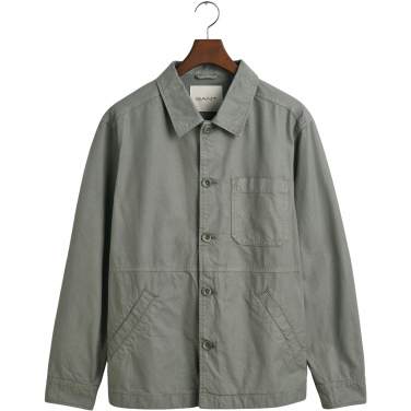 Garment-Dyed Overshirt