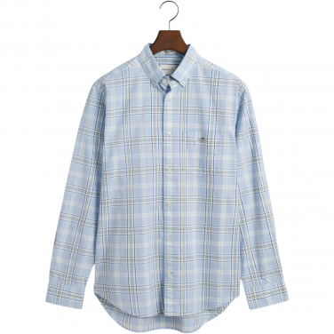 Regular Fit Checked Poplin Shirt