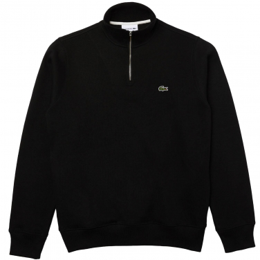 Zip-Up High Neck Sweatshirt