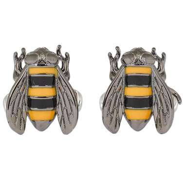 Silver Bee Cufflinks