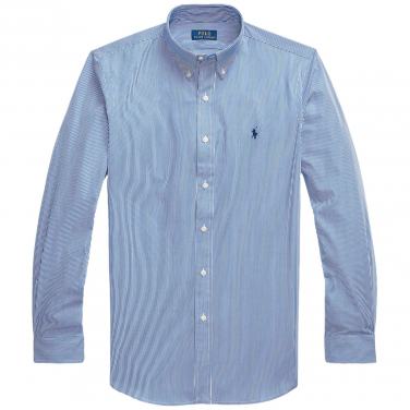 Custom Fit Stretch Striped Shirt