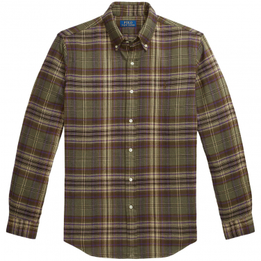 Custom Plaid Brushed Flannel Shirt