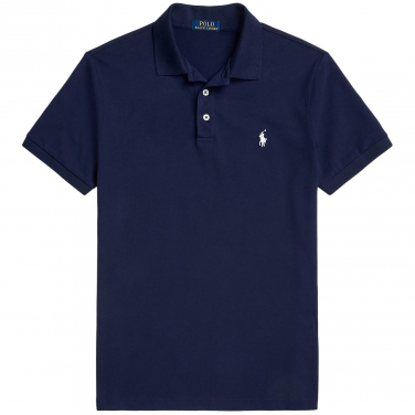 Custom Slim Fit Mesh Polo Shirt