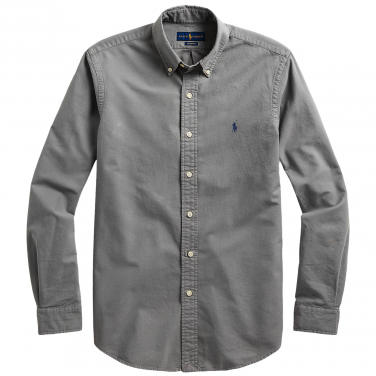 Slim Fit Garment-Dyed Oxford Shirt