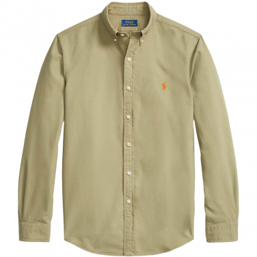 Slim Fit Garment-Dyed Oxford Shirt