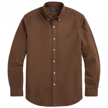 Slim Fit Garment-Dyed Oxford Shirt