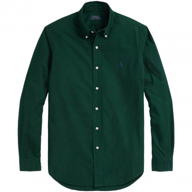 Slim Fit Garment-Dyed Oxford Shirt