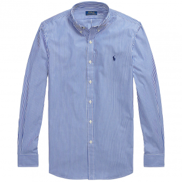 Slim Fit Stretch Poplin Shirt