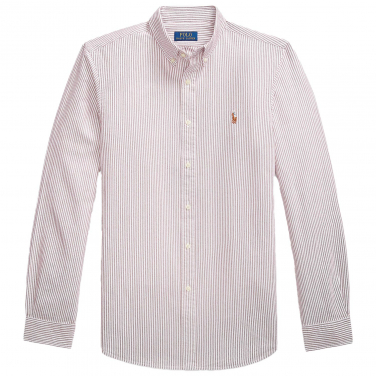 Slim Fit Striped Oxford Shirt