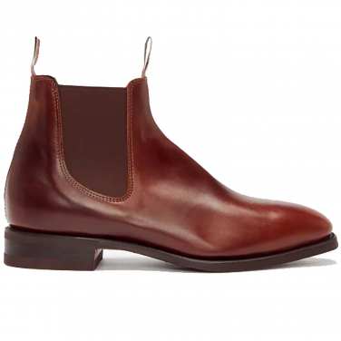 R.M. Williams Comfort Craftsman Chelsea Boot - Rum - G - Wide - 6