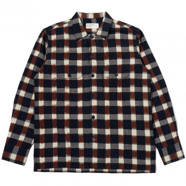 Check Ikat Utility Shirt