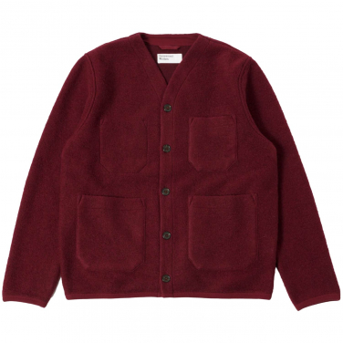 Wool Fleece Cardigan