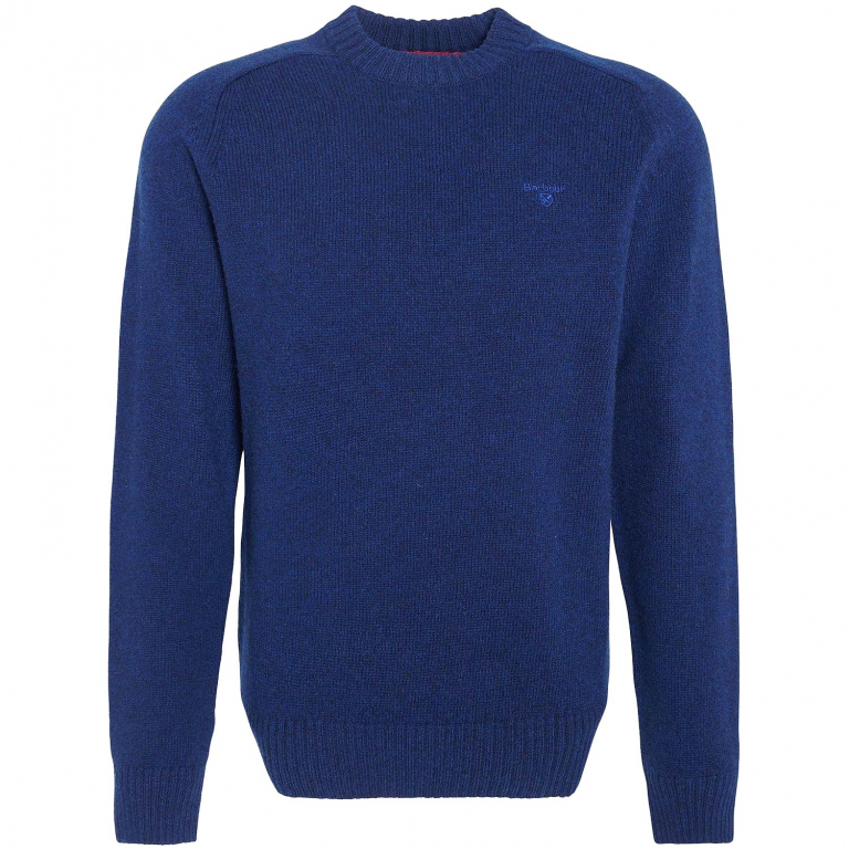 Barbour Grangetown Wool Jumper in Inky Blue for Men