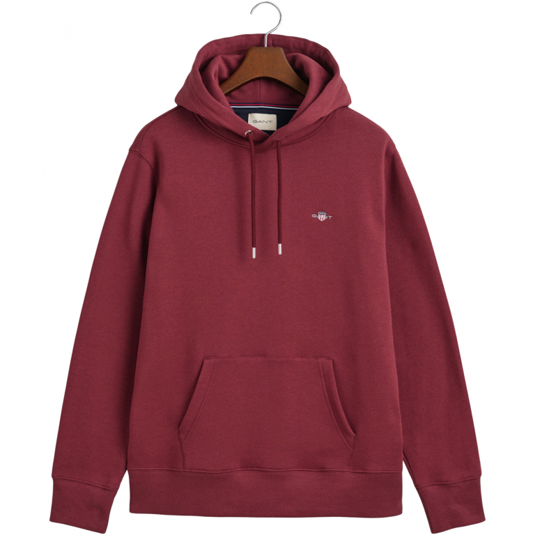 Gant shield hoodie red online