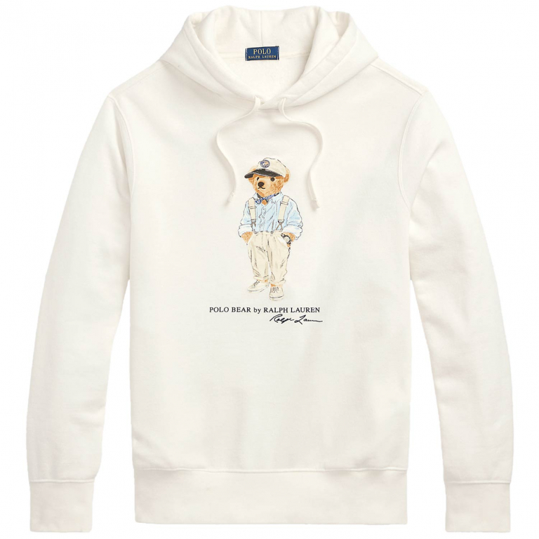 Polo hoodie with bear online