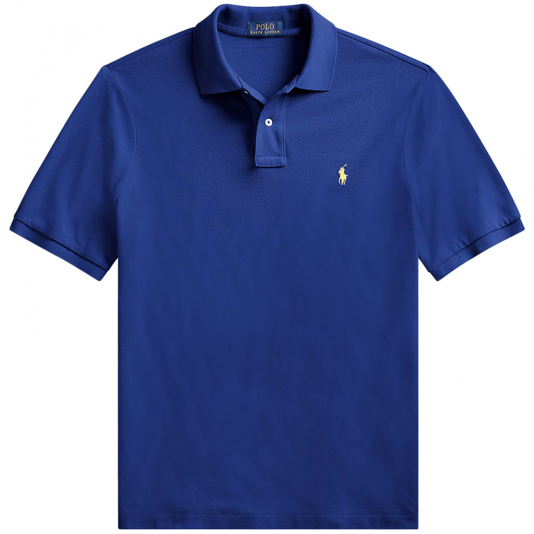 Ralph Lauren Slim Fit Stretch Mesh Polo Shirt in Fall Royal