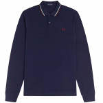 fred perry long sleeve polo sale